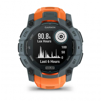 Смарт-часы GARMIN INSTINCT 3 (50 мм) Solar сумеречные/солнечные