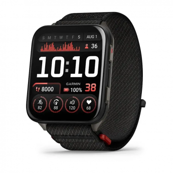Смарт-часы GARMIN VENU X1 черно-сланцевый титан с черным нейлоновым ремешком ComfortFit